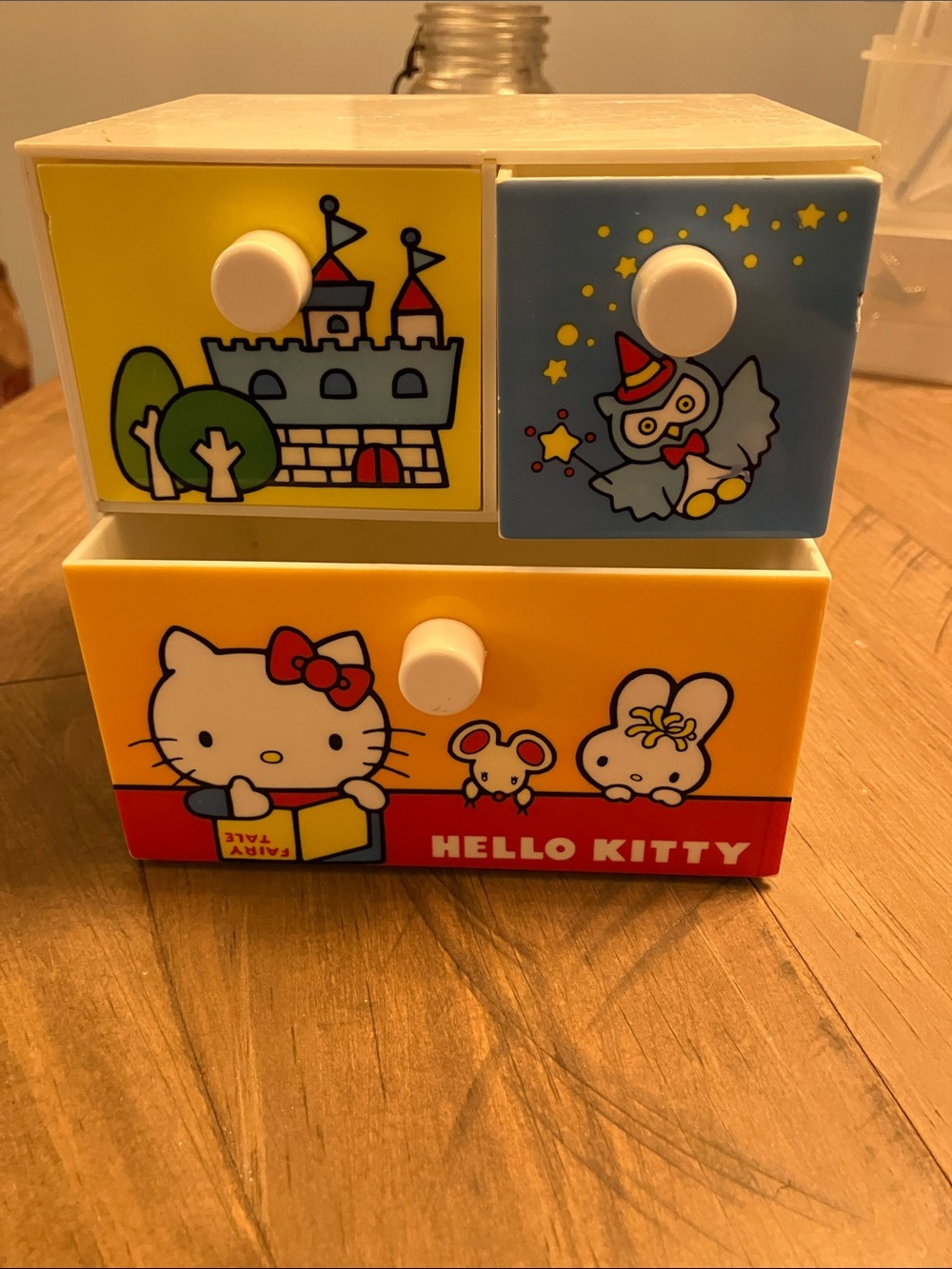 1976 Sanrio Hello Kitty Tiny Storage Box with Drawers